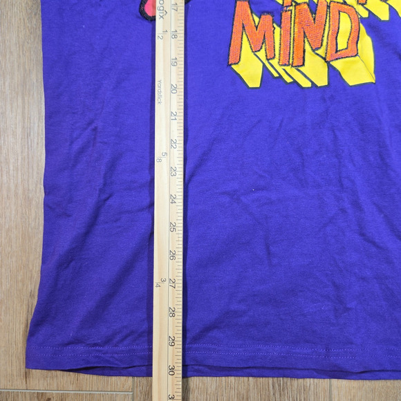 Create 2MRW Open Your Mind T-Shirt Men’s XL Embroidered Skull Mushrooms Graphic - Picture 5 of 7